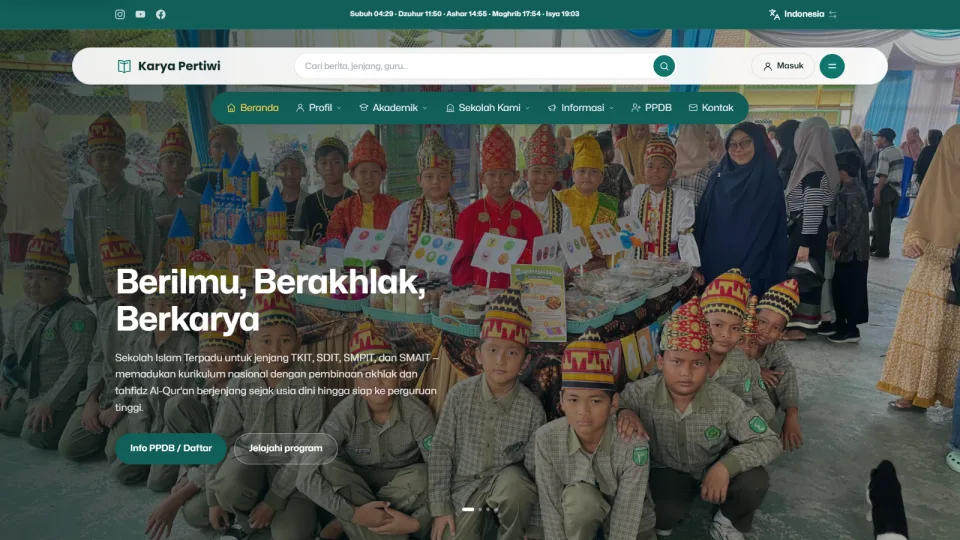 Demo Website Sekolah