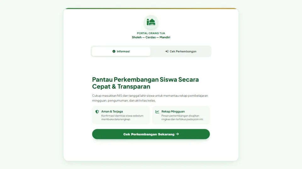 Portal Perkembangan Siswa